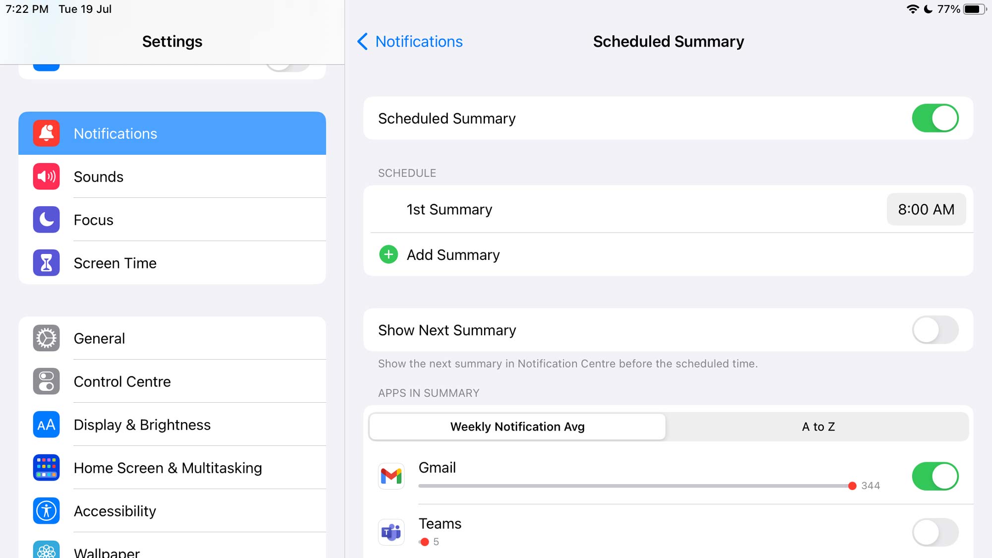 Comment prolonger la durée de vie de la batterie de votre iPad - Résumé programmé iPadOS