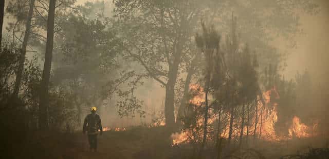 Un homme interpellé pour l'incendie de Landiras A man taken into custody for the Landiras fire