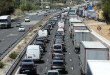 Photo de Vacances en France : plus de 800 km d’embouteillages sur les routes aux pics de trafic