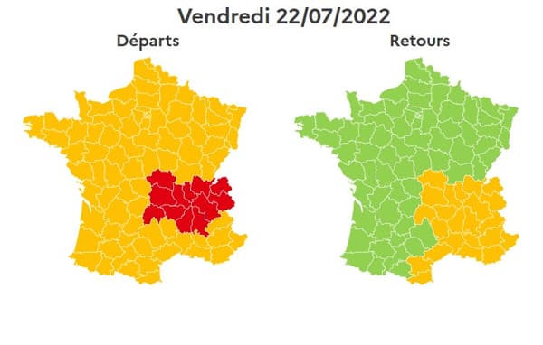 Samedi rouge, noir en Auvergne Rhône-Alpes : Bison Futé anticipe un week-end chargé sur les routes Bison Fute vendredi 22 juillet 1454265