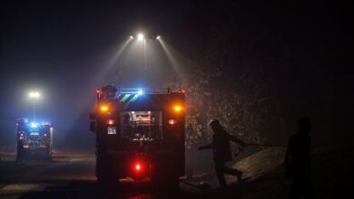 Photo de Incendies : combat des pompiers « titanesques », plus de 10 000 hectares ravagés en Gironde