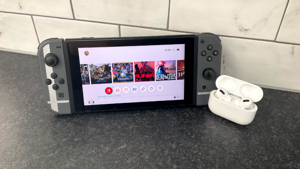 Commutateur Nintendo avec Apple AirPods Pro