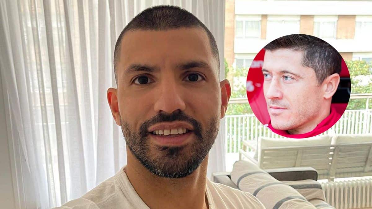 Agüero a condamné d'un seul mot ce que représente l'arrivée de Lewandowski à Barcelone befunky