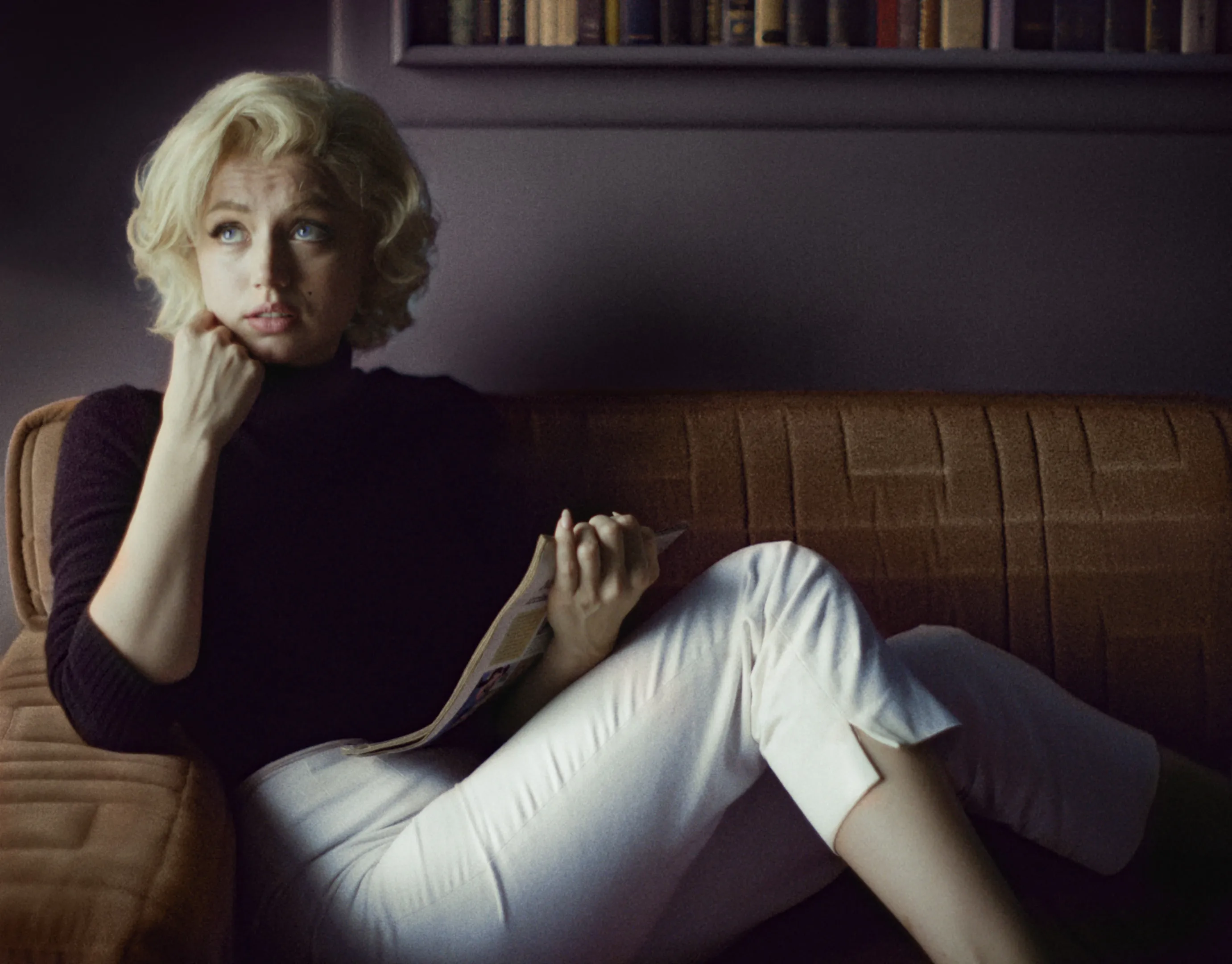 Ana de Armas dans le rôle de Marilyn Monroe pour Blonde (Netflix).