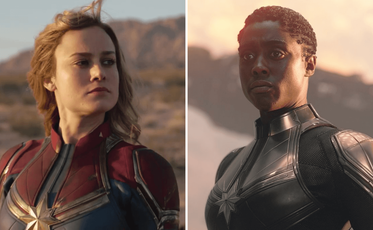 La réaction de Brie Larson en voyant Lashana Lynch en tant que captaine Marvel