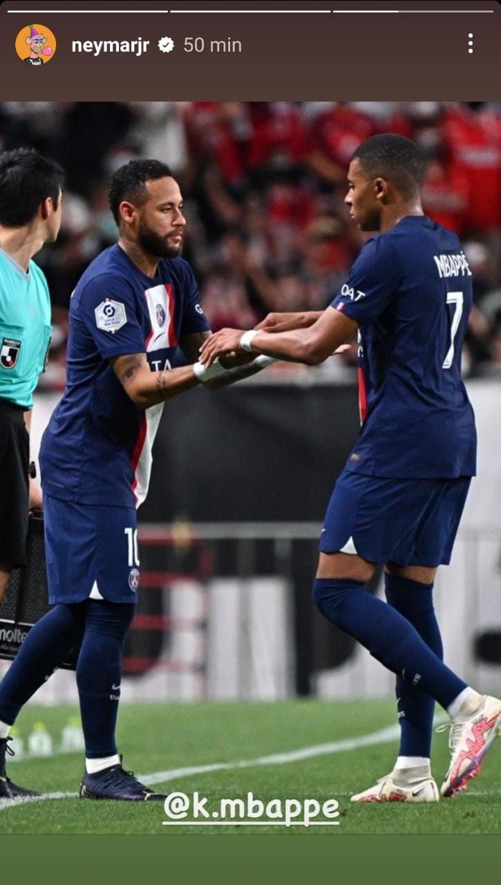 La réaction de Mbappé après avoir été remplacé par Neymar lors de la pré-saison du PSG ee4584e6 a617 460b 86ea b8fc1f19a170.jpeg 2043806309