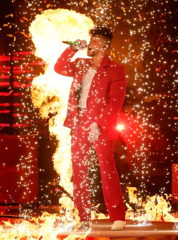 Bad Bunny, l'un des artistes reconnus aux Latin Grammys 2021 (Getty).
