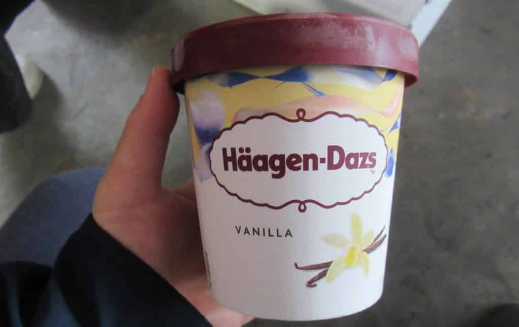 Häagen-Dazs : Retrait des glaces car cancérigène haagen dazs vanille