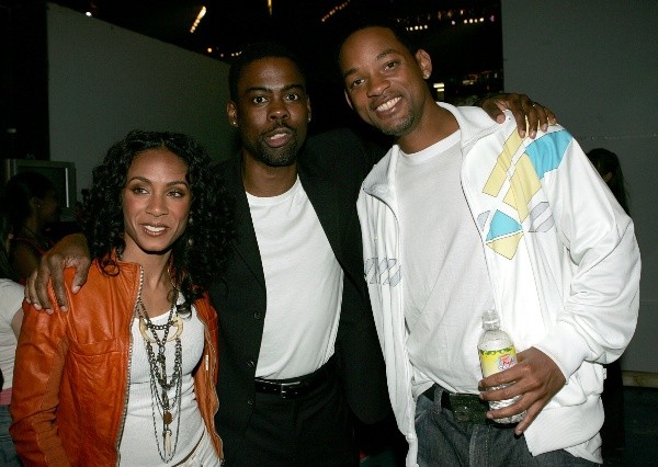 Jada Pinkett Smith, Chris Rock et Will Smith en 2005 (Getty).
