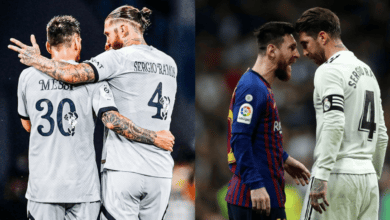 Photo de Messi met un coup de pression à Sergio Ramos ! L’amitié entre les deux joueurs se gâtent !