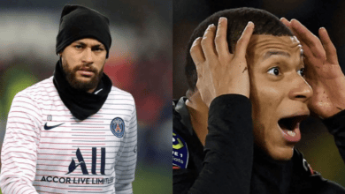 La réaction de Neymar après la conférence de presse qu'il a partagé avec Mbappé ligas internacionales x92x.png 402197335