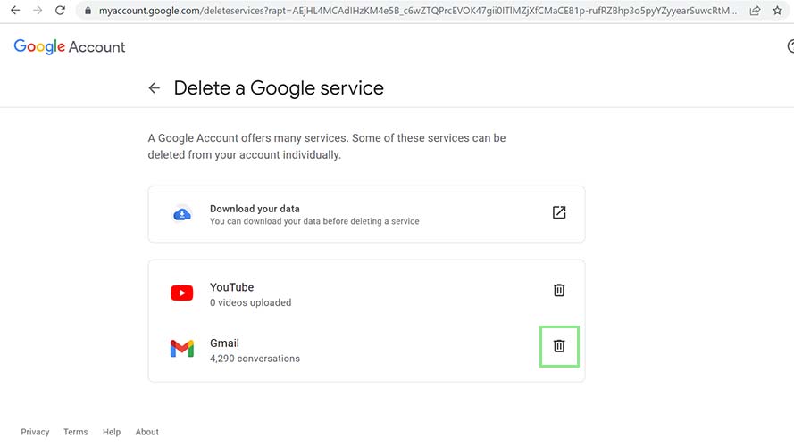 Comment supprimer un compte Gmail