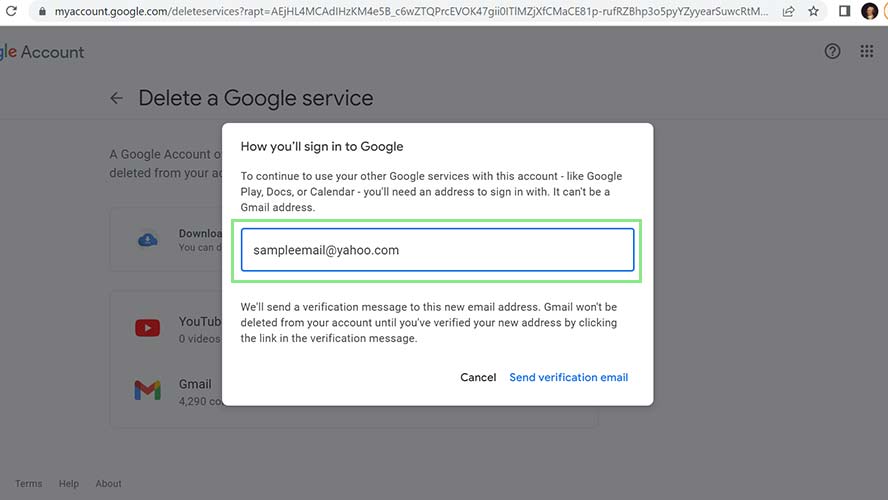 Comment supprimer un compte Gmail