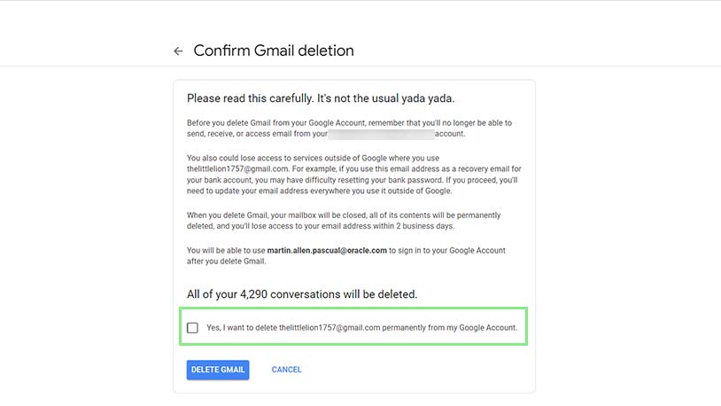 Comment supprimer un compte Gmail