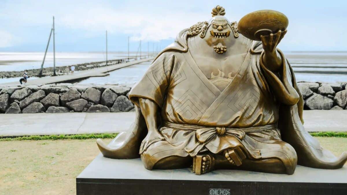 La statue de Jinbe rejoint l'équipage de ONE PIECE à Kumamoto ! 1661571247 Jinbe ONE PIECE Statue