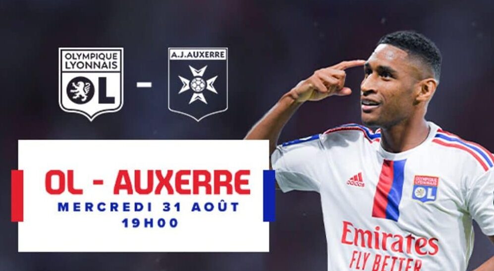 Lyon Auxerre en streaming - Comment voir le match de Ligue 1 mercredi 31 août en direct 3108 Foot 5 1000x600 e1661844135507