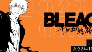 Bleach arrive sur Disney+ - Qu'en est il du sang ? L'animé sera t-il censuré ? Bleach Thousand Year Blood War offcial anime poster 1024x576