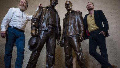 Breaking Bad : Comment faire pour voir les statues de Walter White et Jesse Pinkman ? Breaking Bad les statues de Walter White et Jesse Pinkman