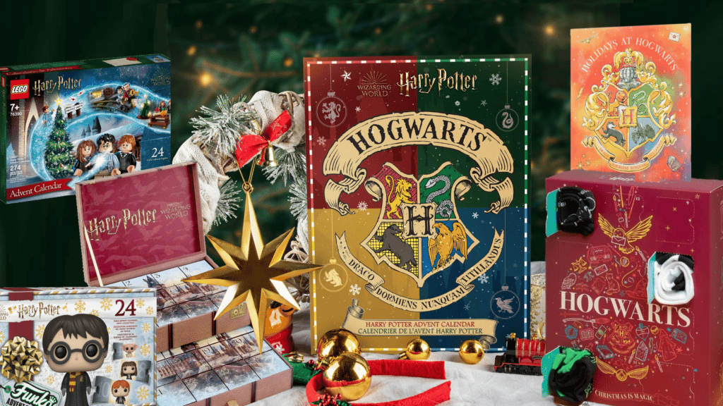 Harry Potter Calendrier de L'avent 2023 Advent Calendar Enfant Fille  Bijoux, Accessoires, Badge Gryffondor, Porte Clé : : Jeux et Jouets