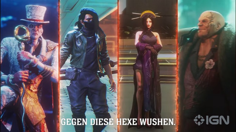 Les membres de l'organisation criminelle The Seed de gauche à droite : Turonty, Tensen, Big Wushen et Ganpo.