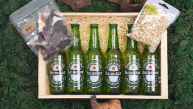 Quel cadeau offrir à un amateur de bière Heineken ? Heineken Beer And Snack Gift Hamper World