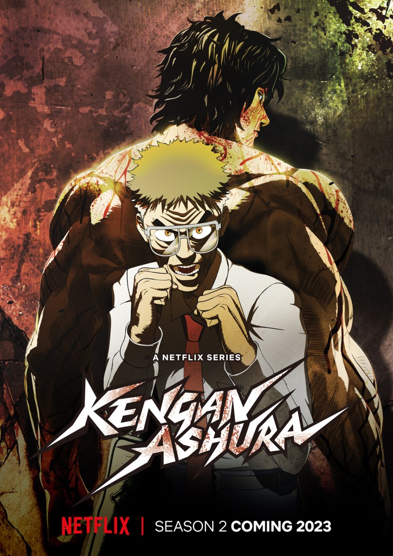 Visuel clé pour le prochain anime Kengan Ashura Saison 2. 