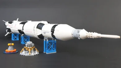 Lego NASA Apollo Saturn V Test LEGO Ideas 21309 92176 NASA Apollo Saturn V review title 3