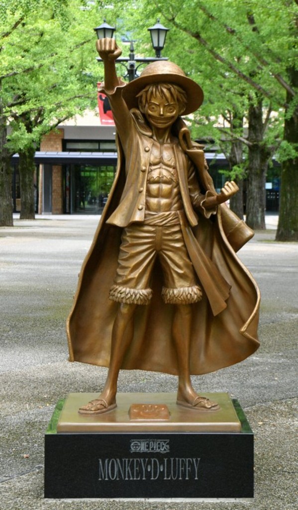 La statue de Jinbe rejoint l'équipage de ONE PIECE à Kumamoto ! Luffy ONE PIECE Statue