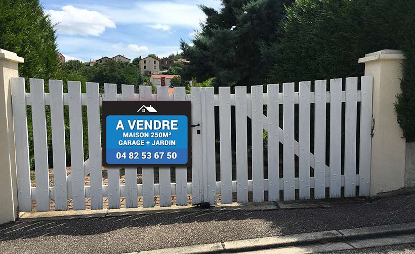 Les avantages et les inconvénients de la mise en place d'un panneau à vendre Panneau immo strandard.0cc9b14bf869