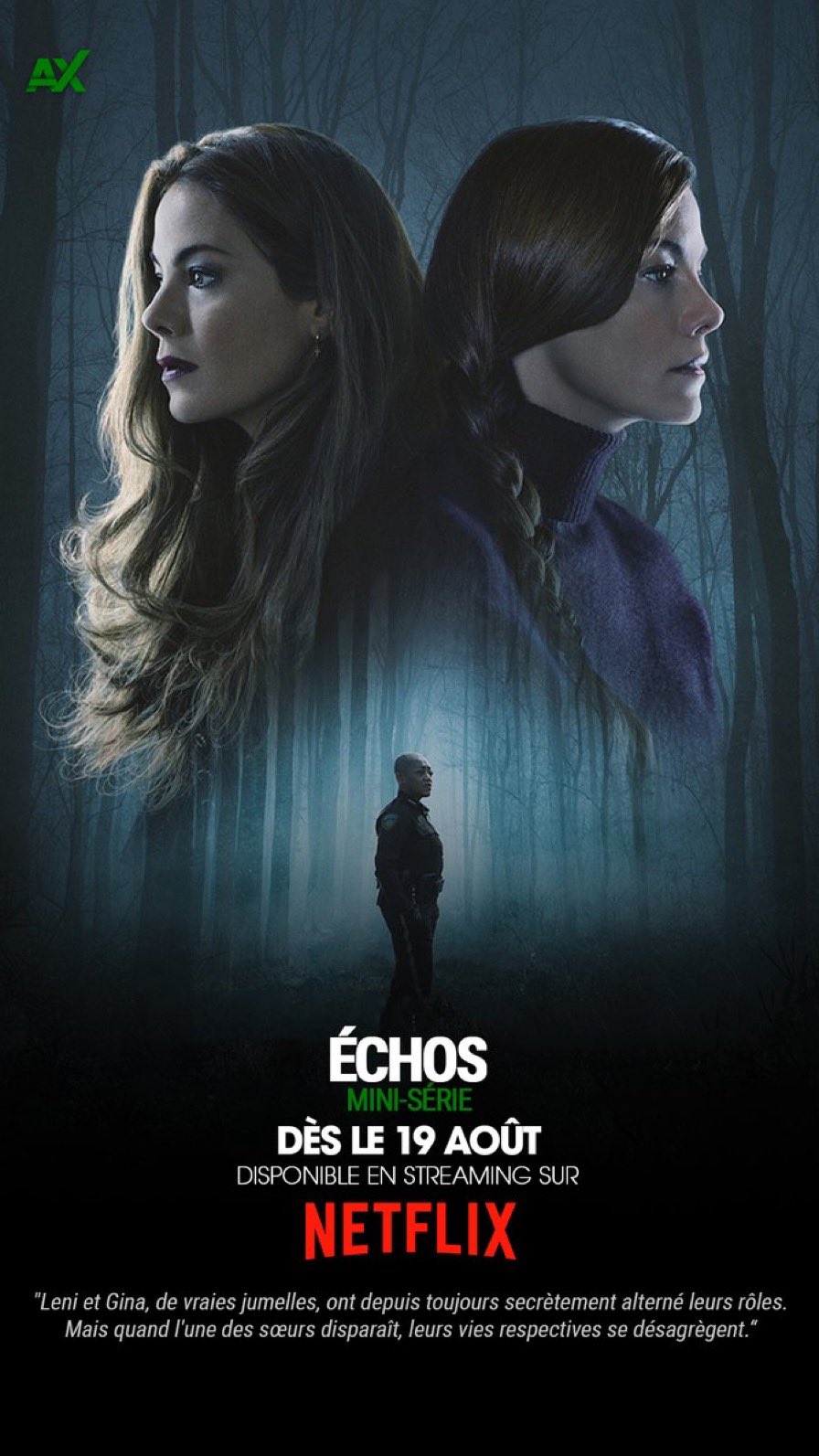 Echos : Le thriller plein de suspens – Tout ce qu'il faut savoir sur la nouvelle série Netflix affiche serie echoes