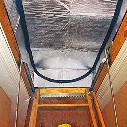 Meilleure isolation du grenier : des solutions simples pour 4 problèmes courants isolation porte grenier escalier