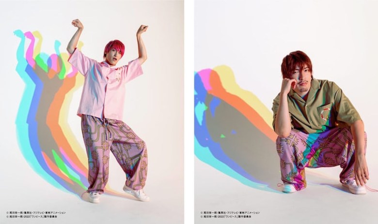 Rintaro et Daiki portent des vêtements inspirés de Shanks. 