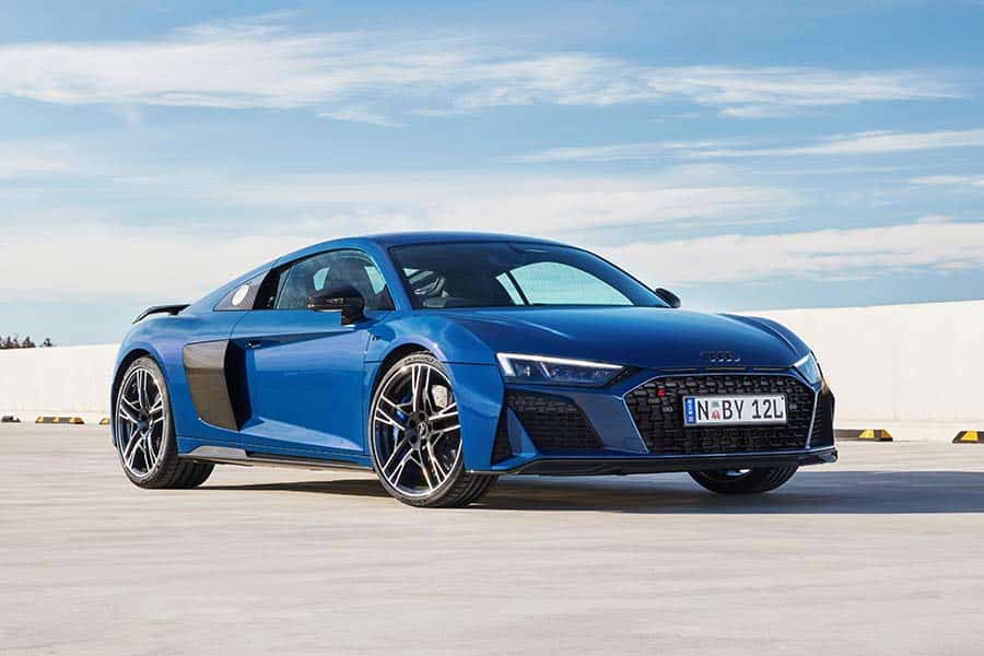 10 raisons pour lesquelles nous achèterions une Audi R8 plutôt qu'une Lamborghini Huracan test auto audi r8 v10 performance avant