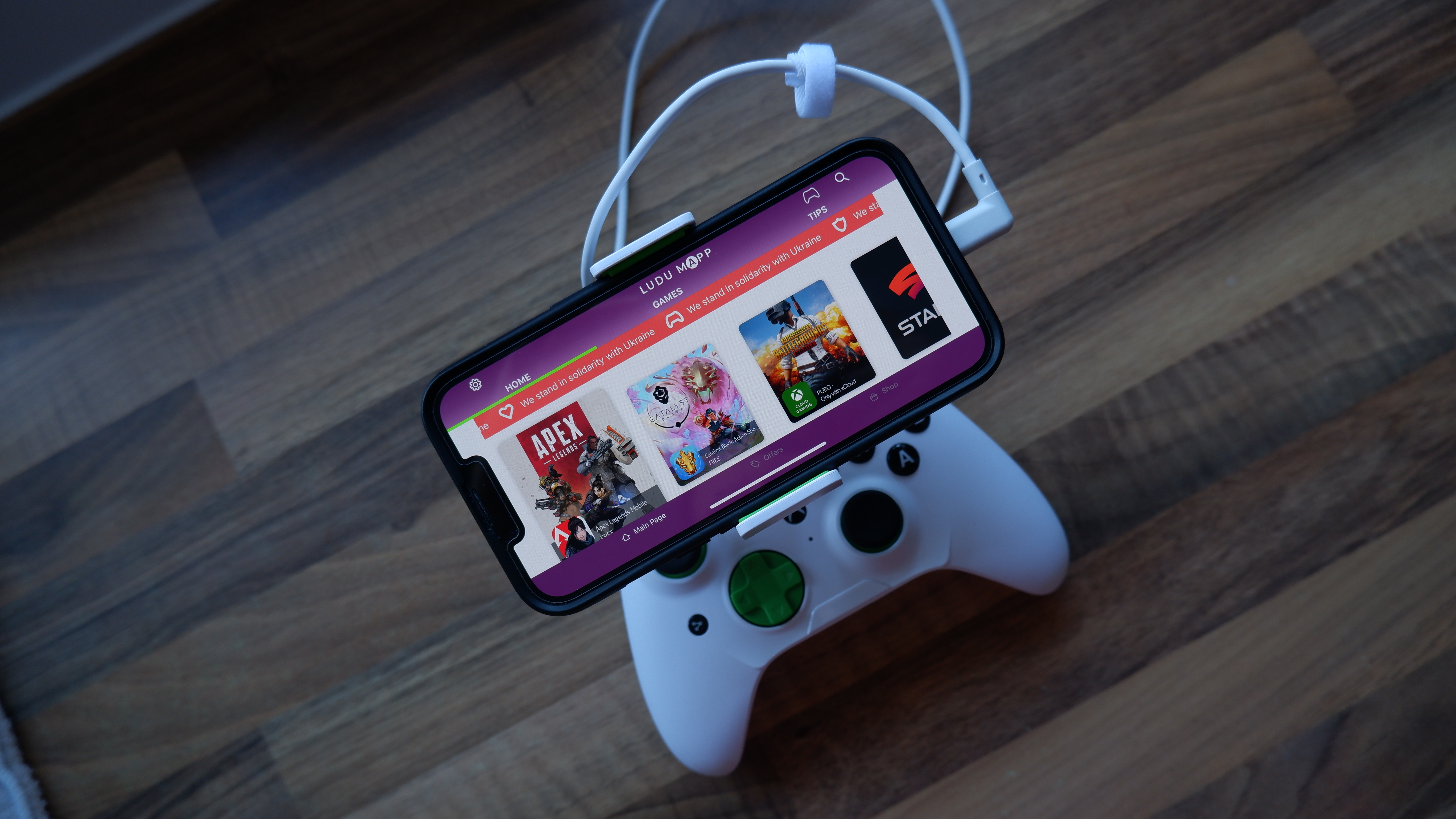 Manette de jeu RiotPWR Mobile Cloud pour iOS Édition Xbox