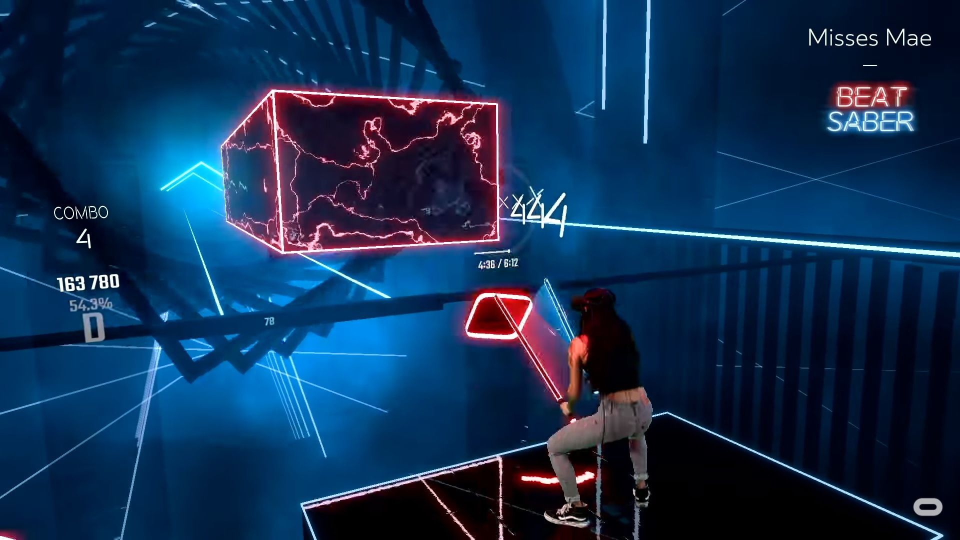 Applications de fitness Oculus Quest 2 : Beat Saber