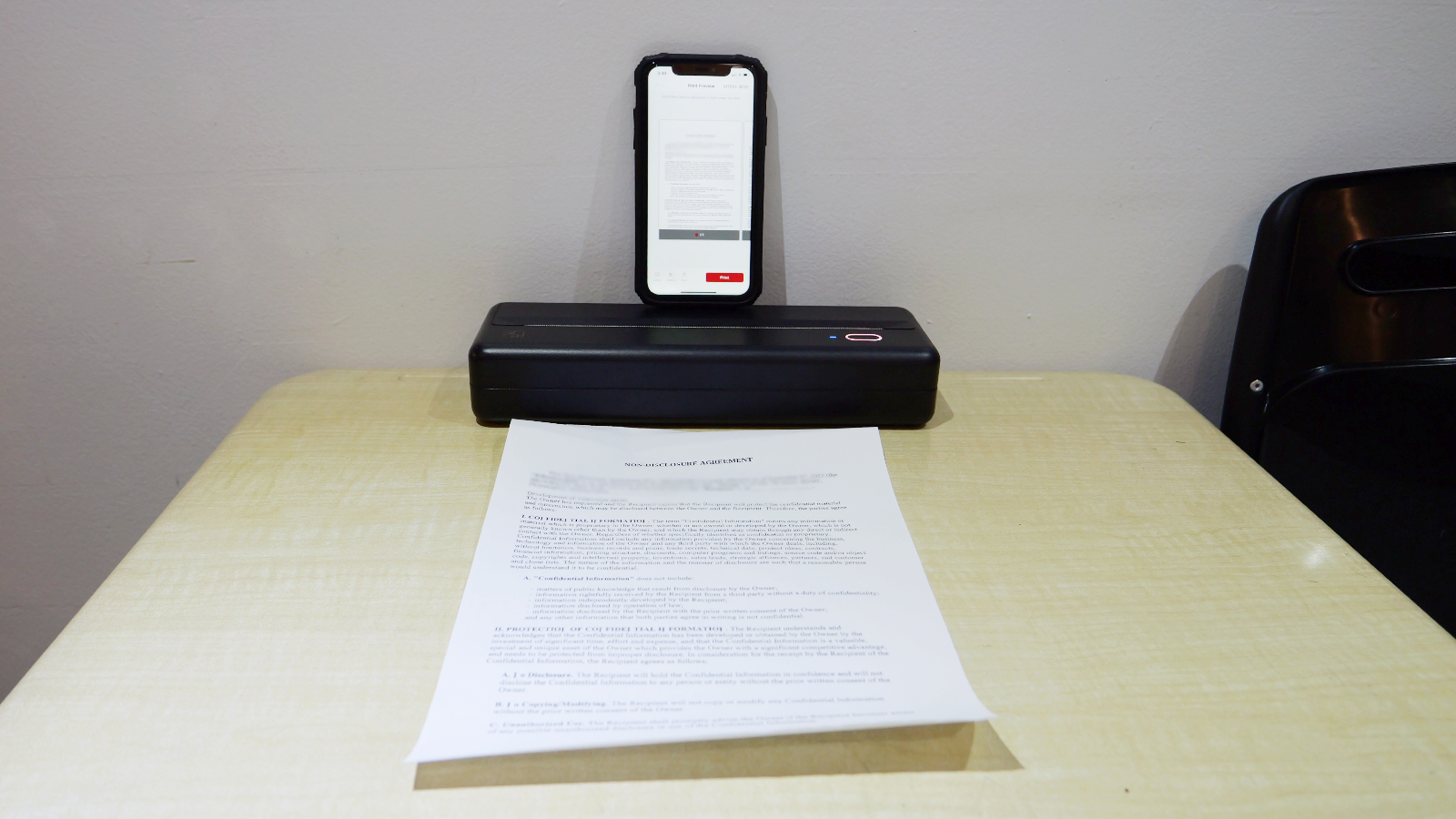 Test de l'imprimante portable HPRT MT810