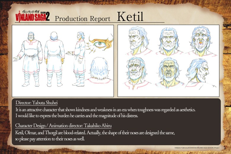 Conception de personnages pour Ketil.