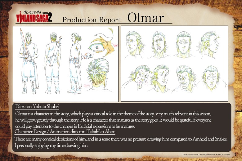 Conception de personnages pour Olmar. 
