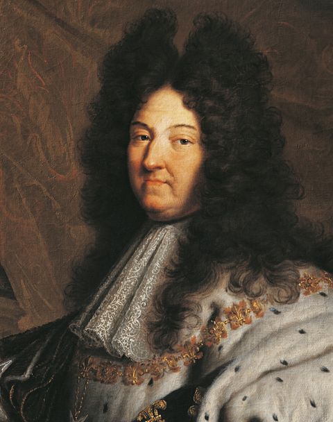 non spécifié 16 décembre portrait de louis xiv de france, dit louis le grand ou le roi soleil 1638 1715, 1701, roi de france, peinture de hyacinthe rigaud 1659 1743, huile sur toile, 277x194 cm détail florence, galleria degli uffizi galerie des uffizi photo par deagostinigetty images