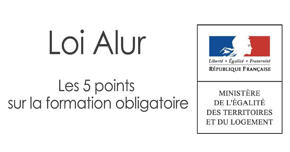 Formation Loi ALUR pour les agents immobiliers formation loi alur