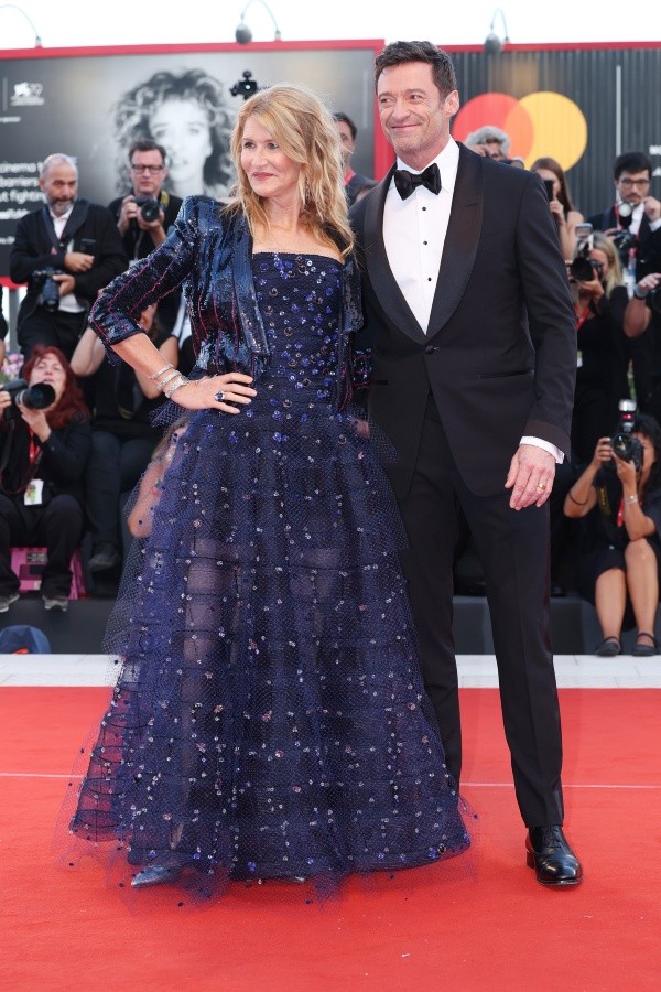 Laura Dern et Hugh Jackman à la Mostra de Venise (Getty).