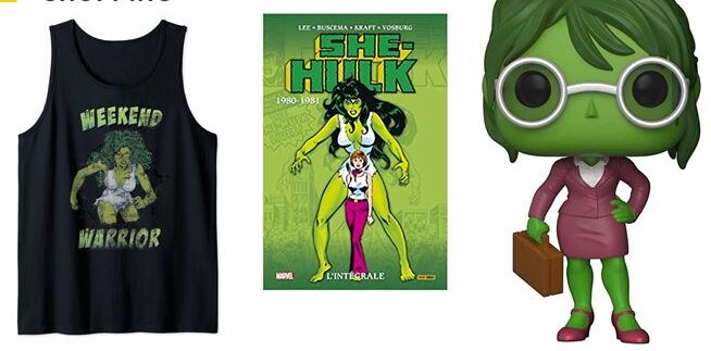 5 idées cadeaux SHE HULK pour un fan du héros vert she hulk goodies cadeaux e1663341702963