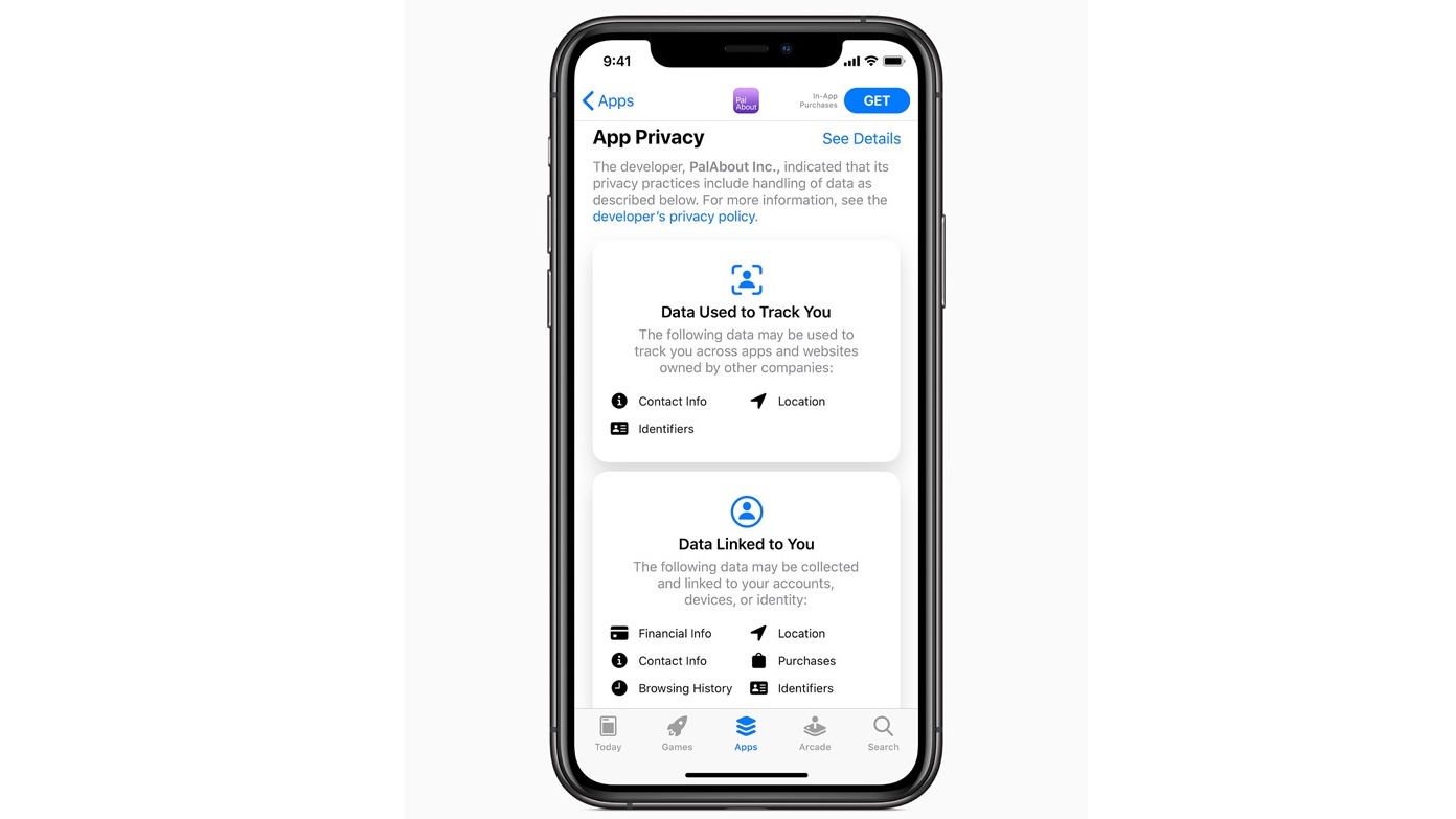 Transparence du suivi des applications Apple