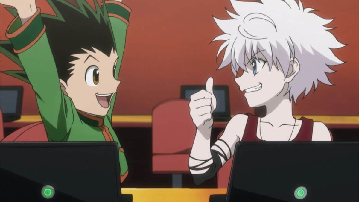 Hunter x Hunter revient avec la nouvelle date de sortie en anglais du chapitre 391 de HxH le 23 octobre 1665585563 Gon and KIllua having fun