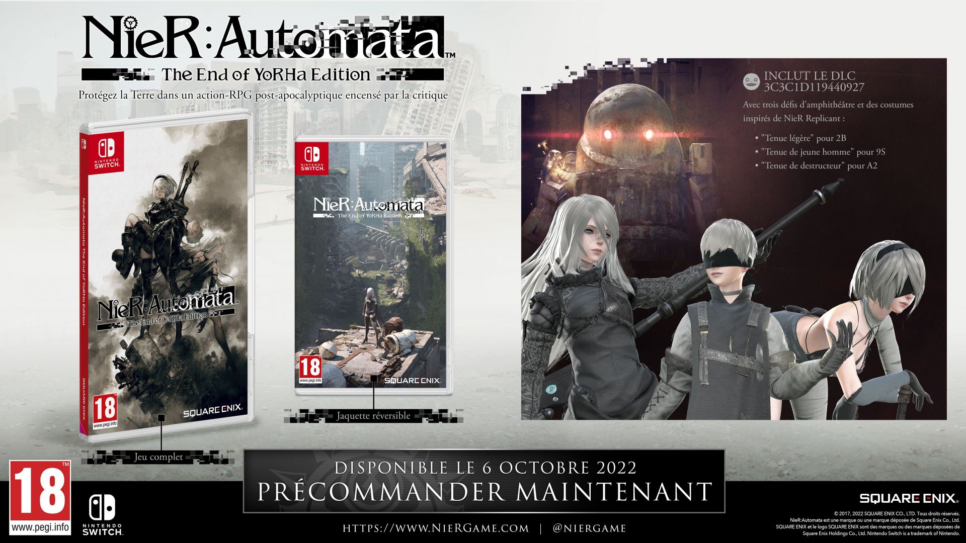 NieR: Automata The End of YoRHa Edition (SWITCH) NieR Automata The End of YoRHa Edition