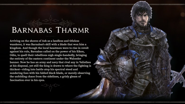 Barnabas Tharmr de Final Fantasy XVI.