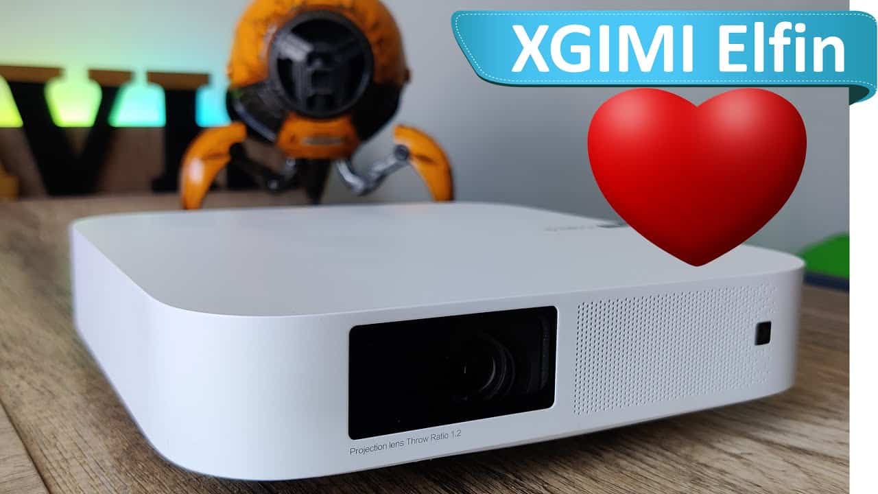 Test du vidéoprojecteur LED XGIMI Elfin le xgimi elfin est en test