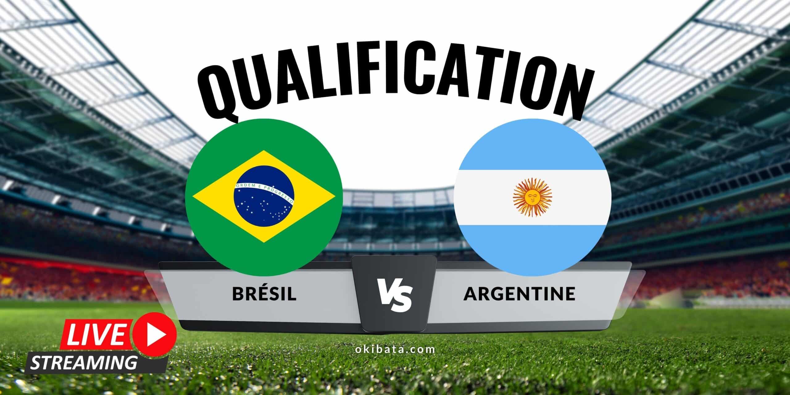 Streaming en Direct : Brésil contre Argentine - Ne Manquez Pas le Choc streaming argentine bresil scaled