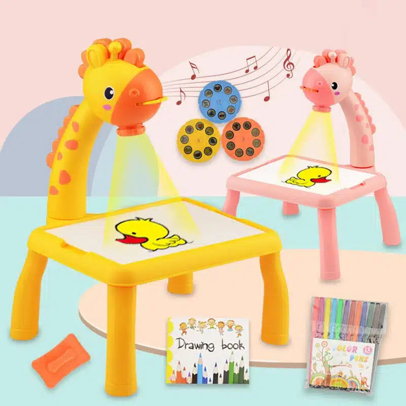 Découvrez le SMART SKETCHER PROJECTOR 2.0 : Une Nouvelle Ère du Dessin pour Enfants Tableau de peinture avec budg taire LED pour enfants jouet d art de bureau outil de.jpg