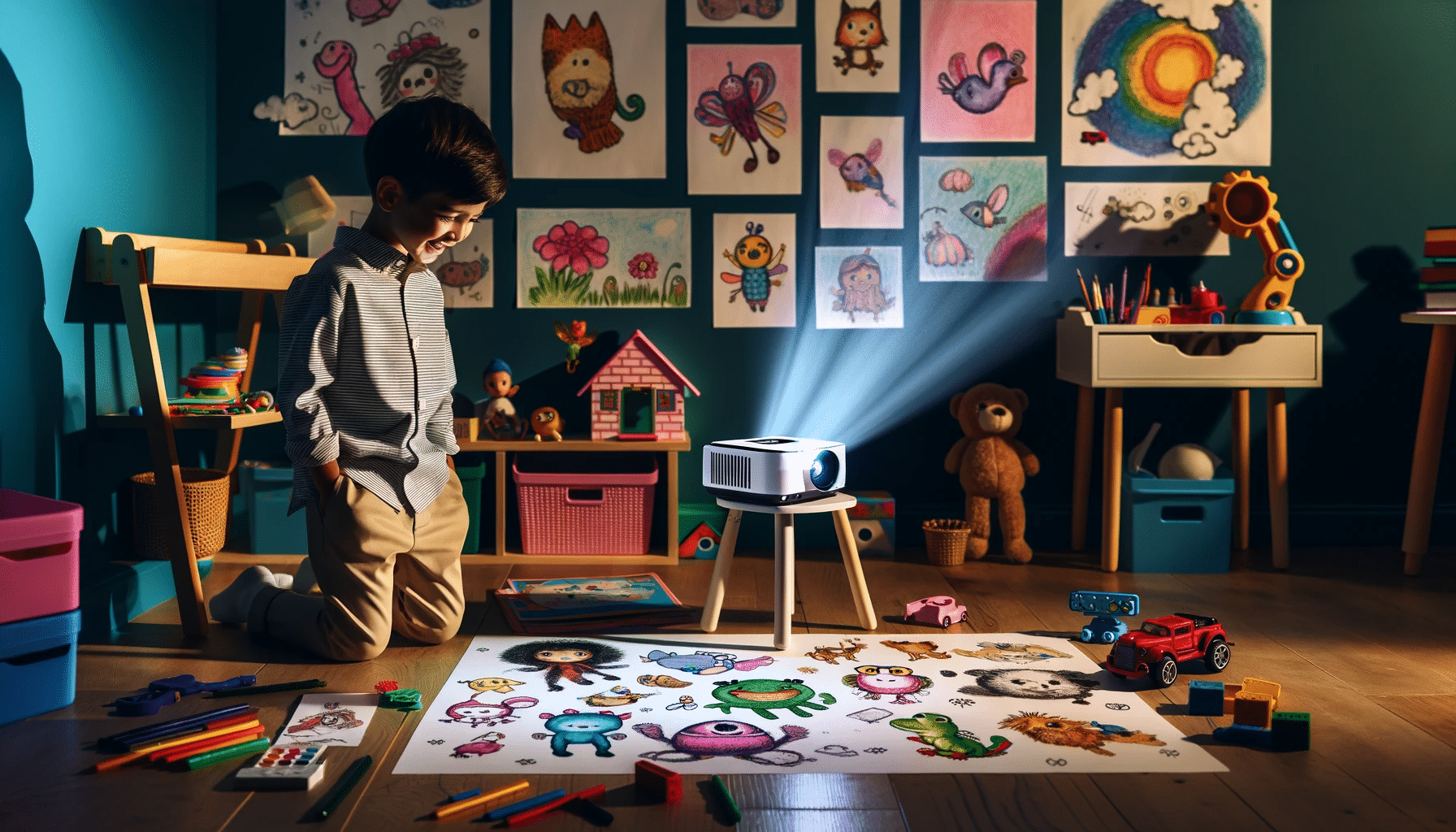 Découvrez le SMART SKETCHER PROJECTOR 2.0 : Une Nouvelle Ère du Dessin pour Enfants dessin jouet enfant sketcher